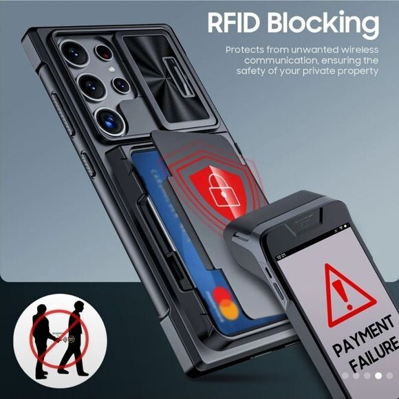 SAMSUNG ANDROID GALAXY S24 Ultra/S25 Ultra Case Wallet - Picture 5 of 12